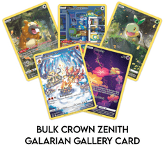 Bulk English Crown Zenith Galarian Gallery Card